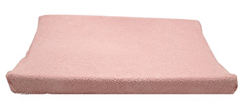 Ti TIN | Funda para Cambiador de BebÃ© con Tejido ElÃ¡stico Adaptable 100% Microfibra Suave y Absorbente | 80x50 cm | Color Rosa