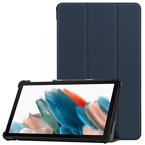 VOVIPO Samsung Galaxy Tab A8 de 10,5 Pulgadas, Carcasa Ultra Delgada de Tres persianas con Soporte rÃ­gido para Galaxy Tab A8 2021 SM-X205/X200-Navy de 10,5 Pulgadas
